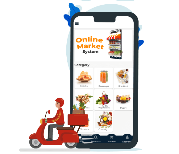 Online Market System Picture